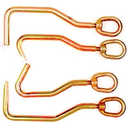 S AND H INDUSTRIES Keysco Sheet Metal Hooks, Steel, 9"W x 2-1/2"D x 22"H 77060